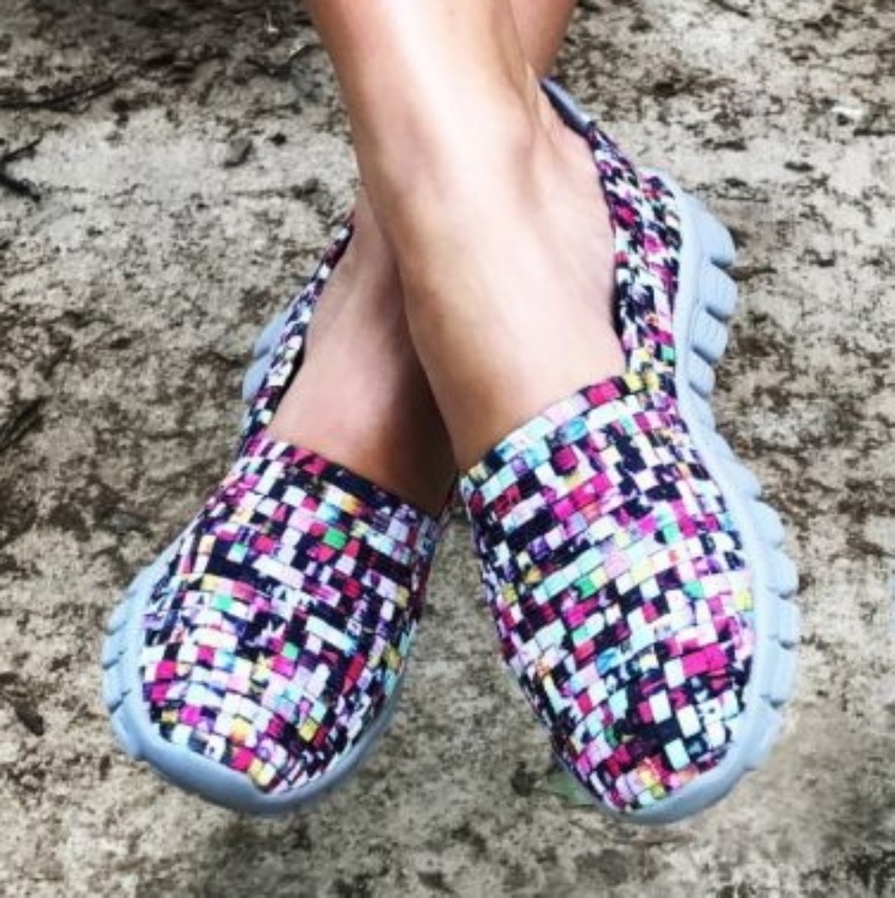 Woven slip-on